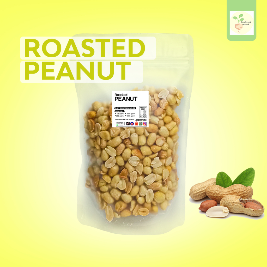 Roasted Peanut 1kg - Kacang Tanah Kupas Oven