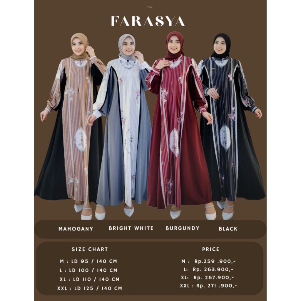 TERBARU FARASYA DRESS ORI BY HALWA// KONDANGAN