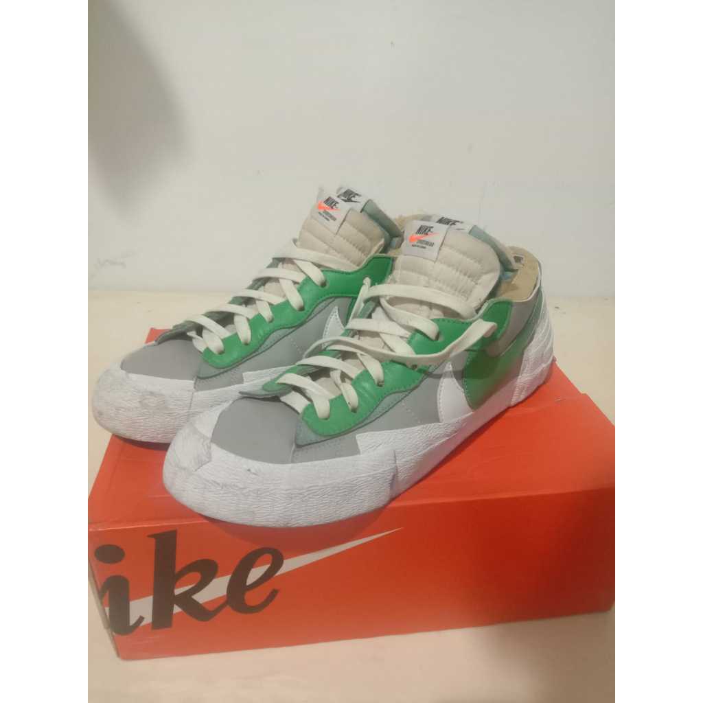 Nike Blazer Low X Sacai - Medium Grey/Classic Green