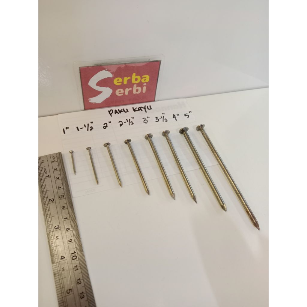(1KG PAKU KAYU) Paku kayu iron nails serbaguna