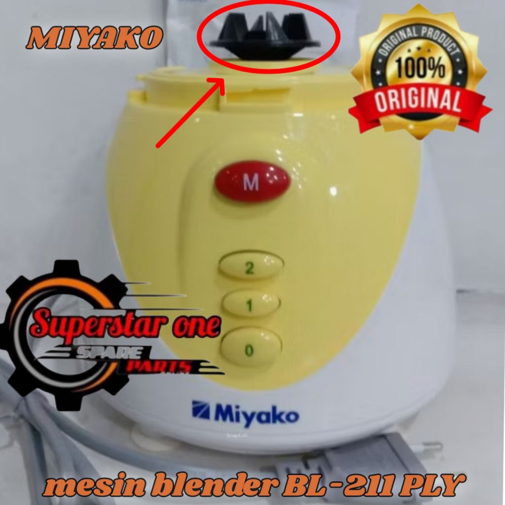 Miyako Mesin Blender BL-211 PLY BL211 PLY Miyako Mesin Blender BL-211 PLY BL211 PLY