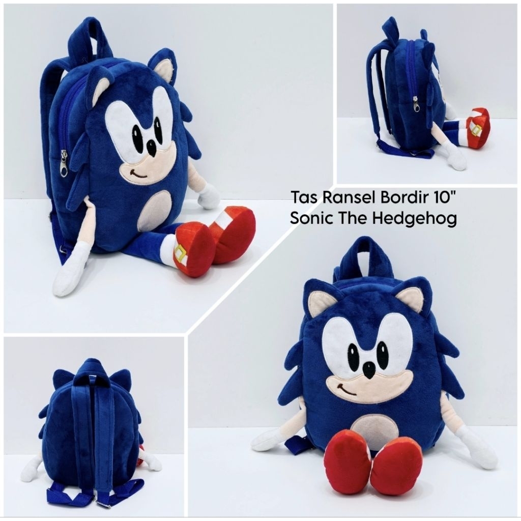 Tas Boneka SONIC THE HEDGEHOG 10"