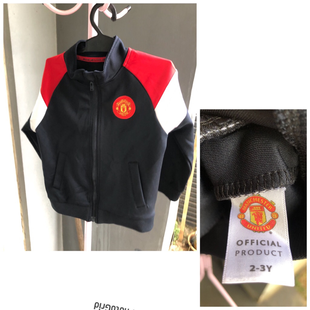 jaket anak Manchester united sz 2-3y