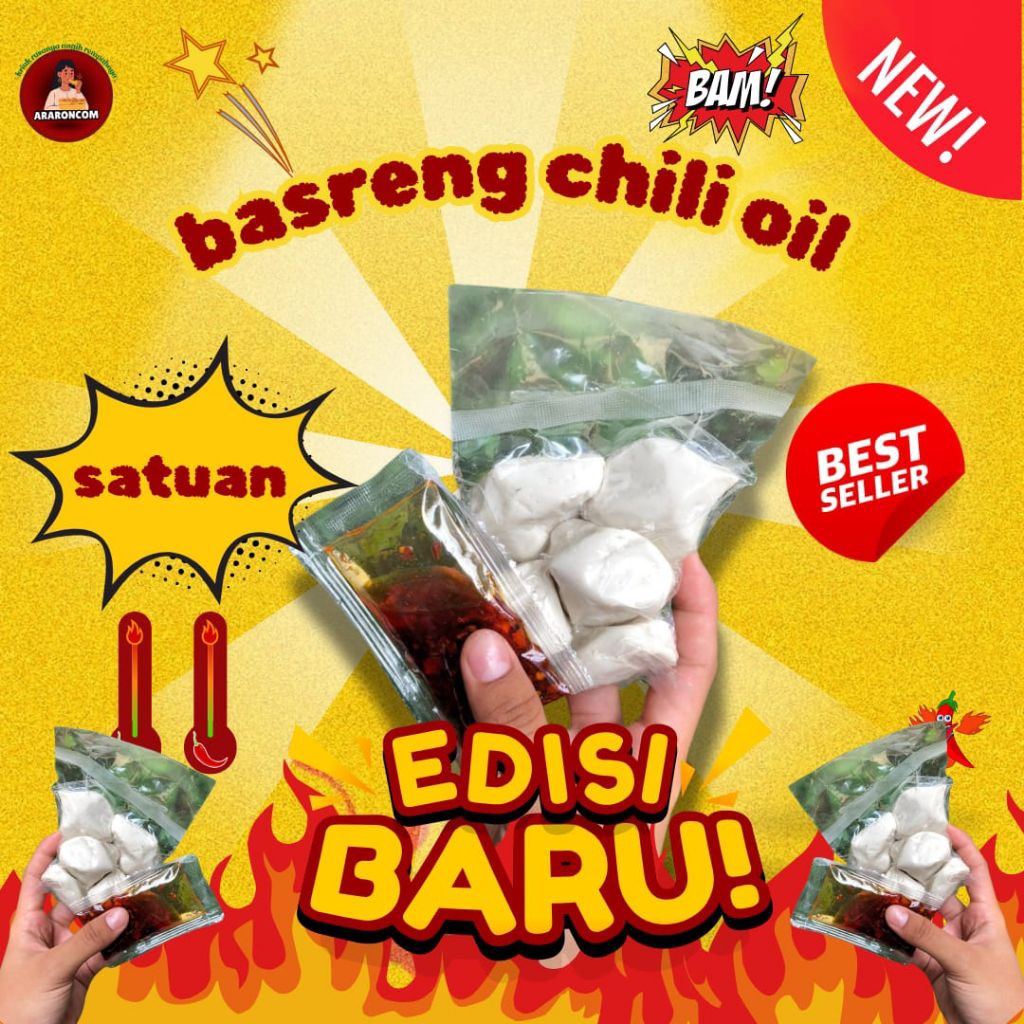 

Basreng Instan CIOL (Basreng Chili Oil) PEDAS‼️ Awas ketagihan