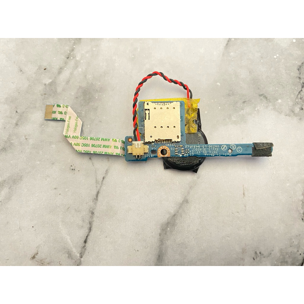 Sd Card Board & Baterai Cmos Dell G7240 Original