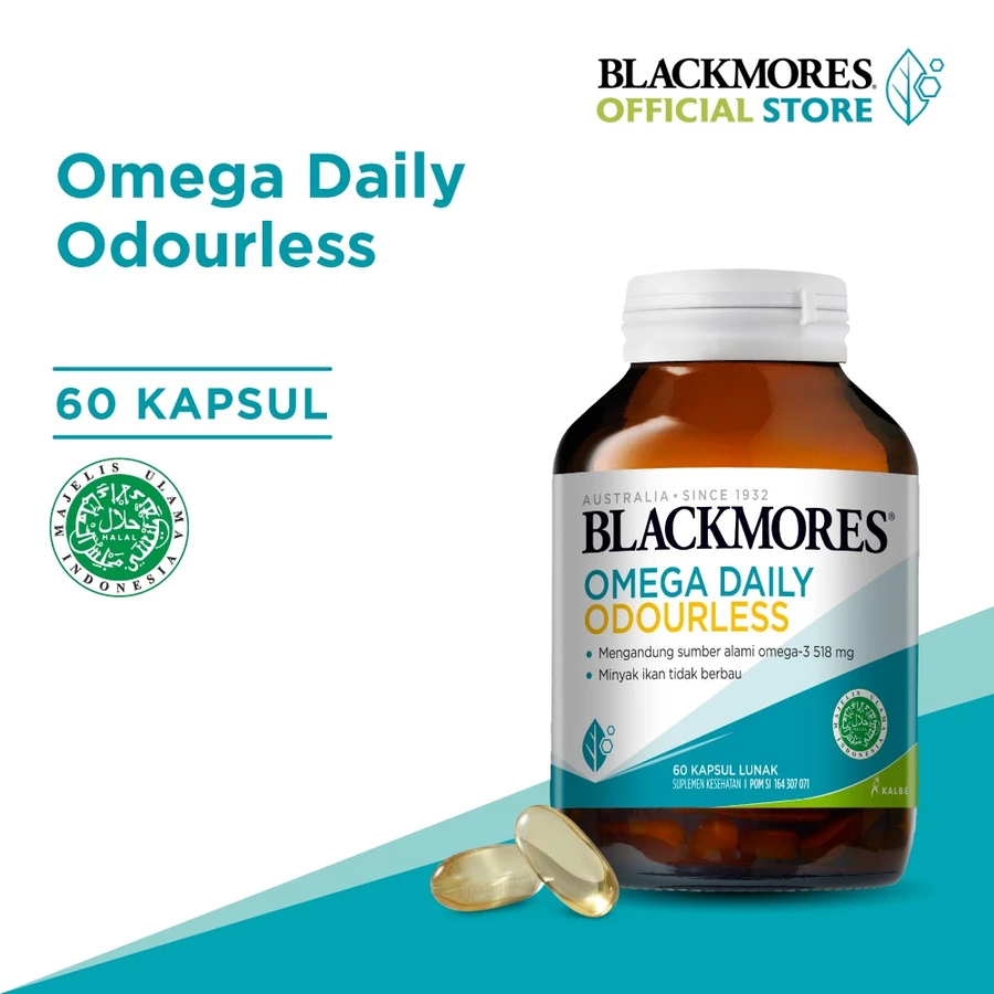 Blackmores Omega Daily Minyak Ikan isi 60 (150250)