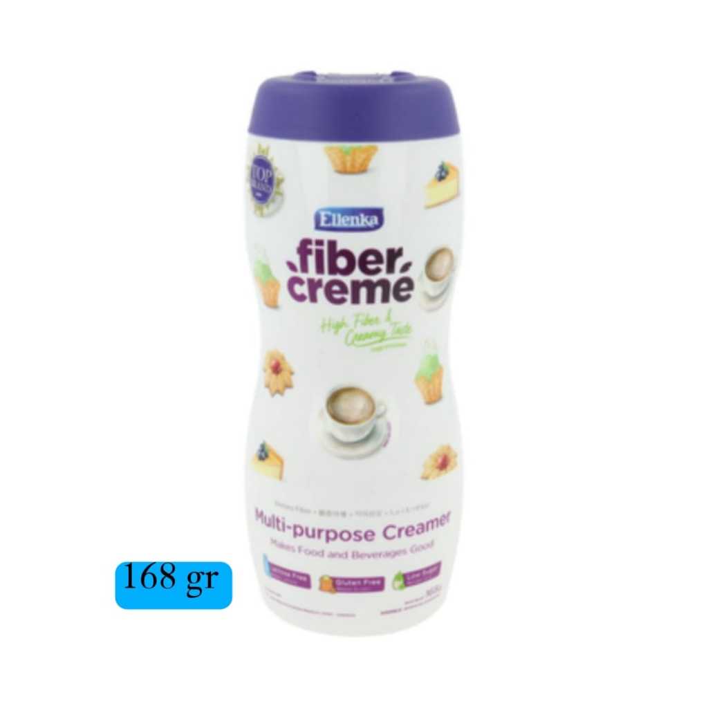 

Fiber Creme 168 gr Ellenka TERMURAH Multipurpose Creamer Krimer Sehat Pengganti Susu Dan Santan