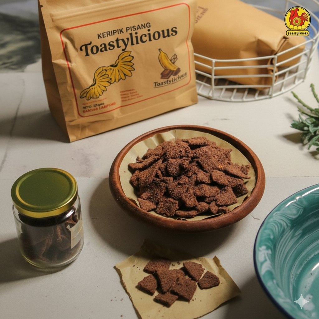 Keripik Pisang Bubuk Coklat