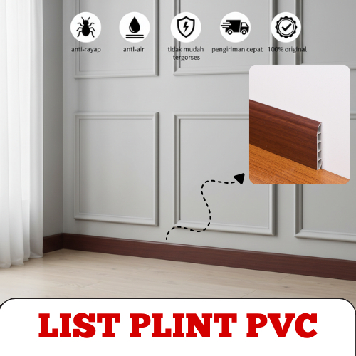 LIST PLINT LANTAI PVC/ PLINT /LIST PLINT FIOORING PVC/LIST PLANK PVC/Skirting Lantai Flooring/LIST L