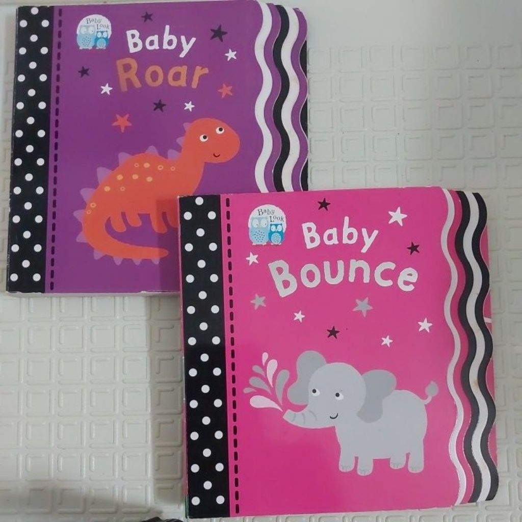 Buku Anak Baby Book Baby Bounce Baby Roar Hard Book