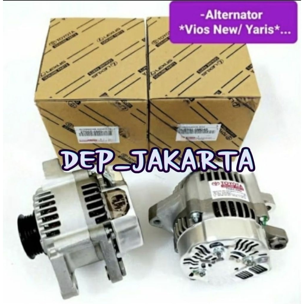 ALTERNATOR DINAMO CAS DINAMO STRUM YARIS VIOS 4 PIN GEN 2 2006-2014