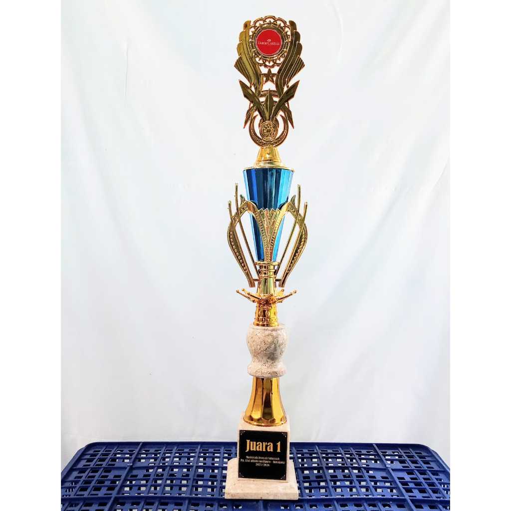 PIALA SATUAN OSLO BESAR KOMBINASI MARMER TATAKAN MARMER KOTAK