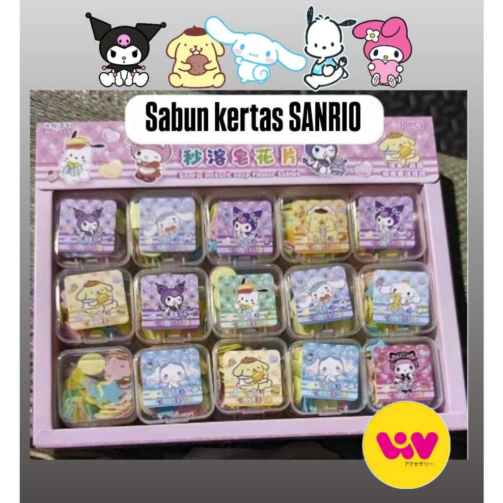 SABUN KERTAS KOTAK KECIL / SABUN KERTAS/Paper Soap || Sabun Kertas Traveling || Sabun Cuci Tangan Pr