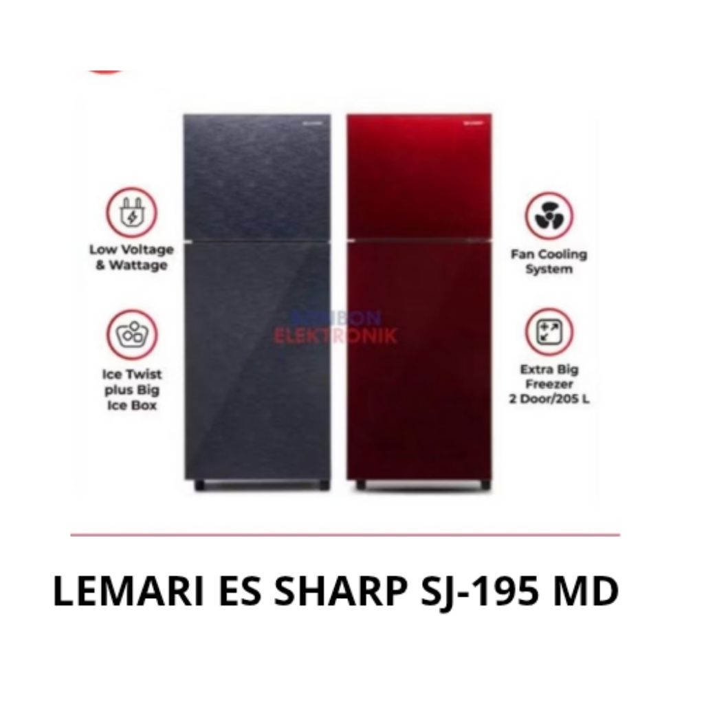 LEMARI ES SHARP SJ-195MD