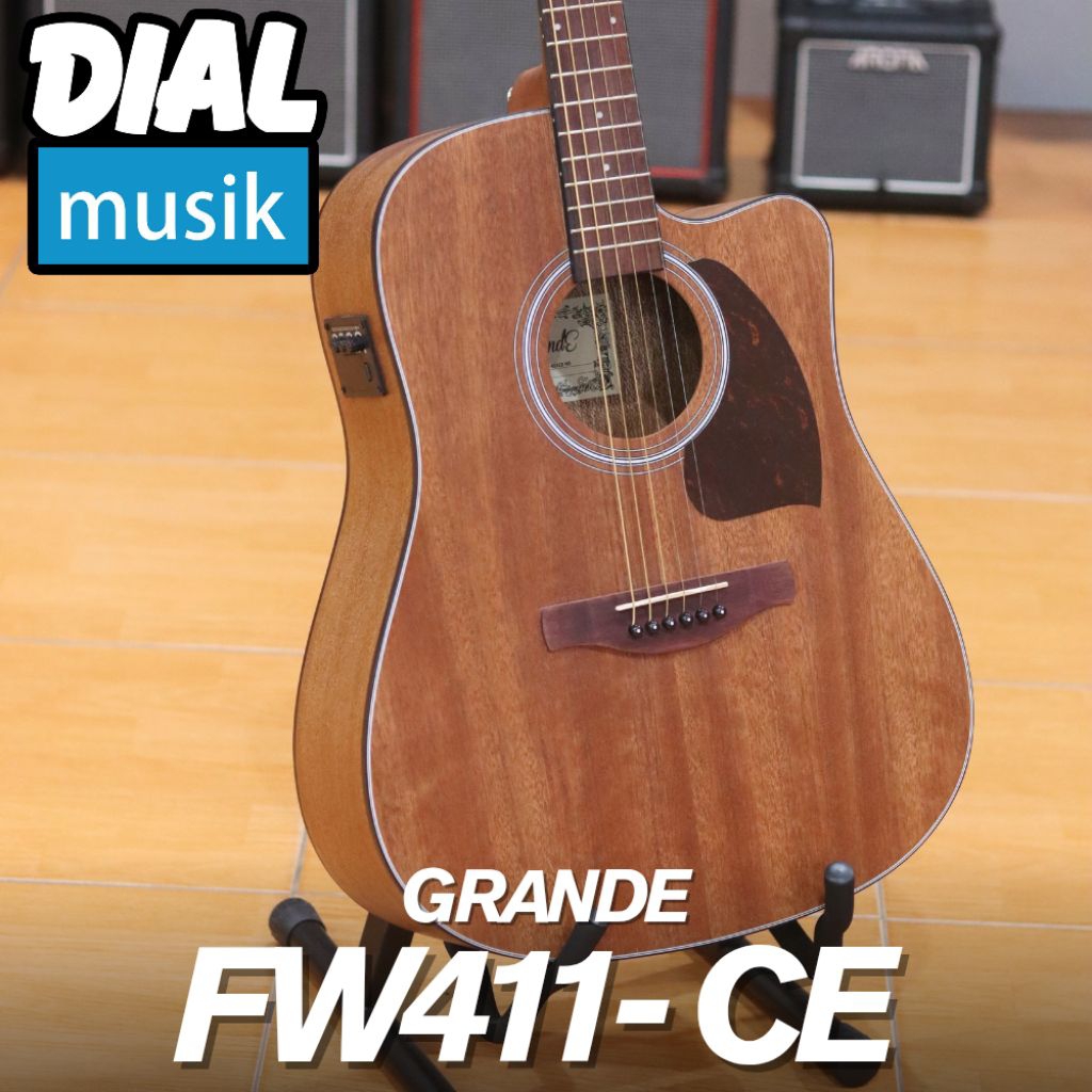 Grande FW-411 CE NS Gitar Akustik - FW 411 NS/ FW411NS / Akustik Grande Original