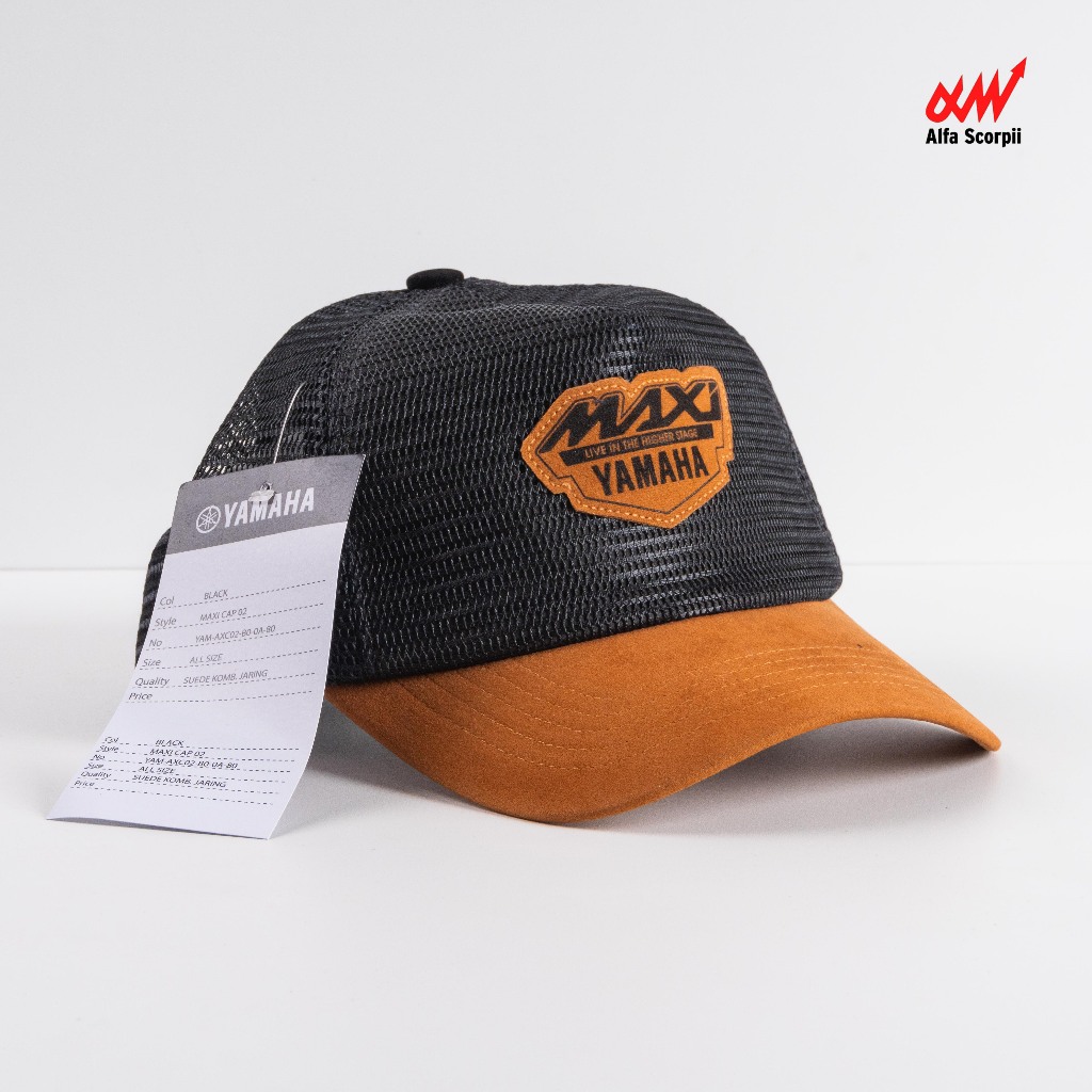 Topi Maxi Cap 02 Black  YAM-AXC02-B0-0A