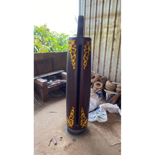 kentongan bedug masjid / kentongan ronda ukur 2 meter diameter 35cm