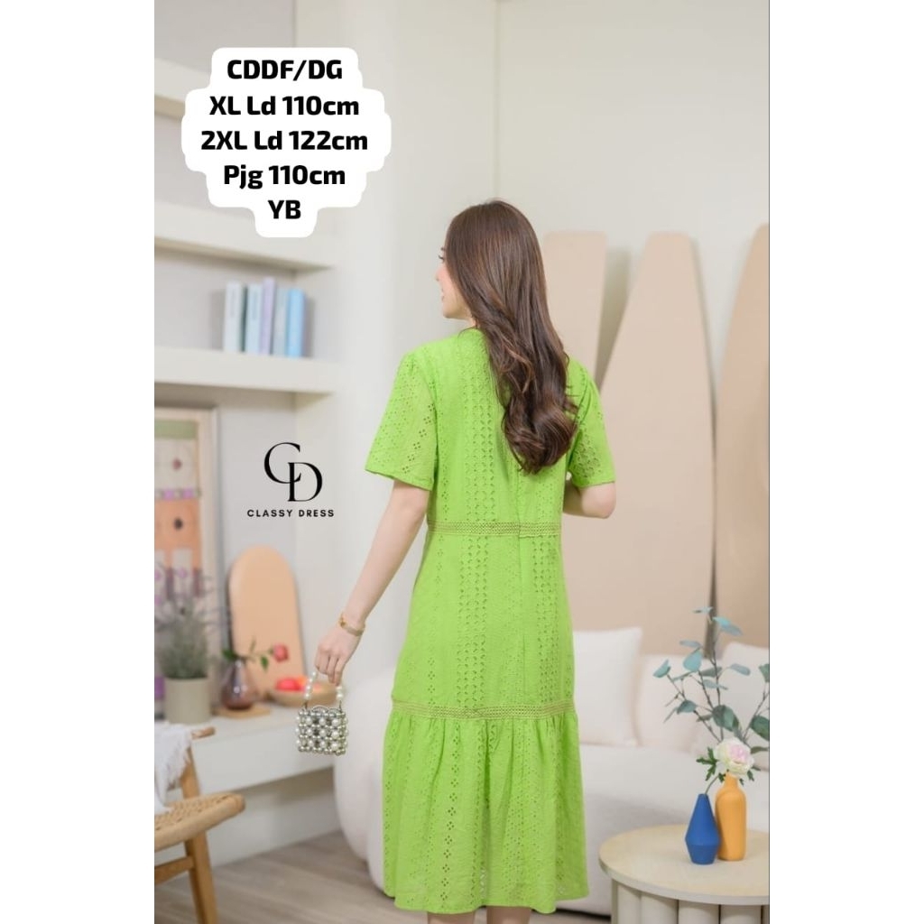 Dresss CD katun bolong cantik