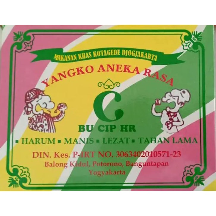 

Yangko Khas Jogja-Kotagede (Bu Cip)