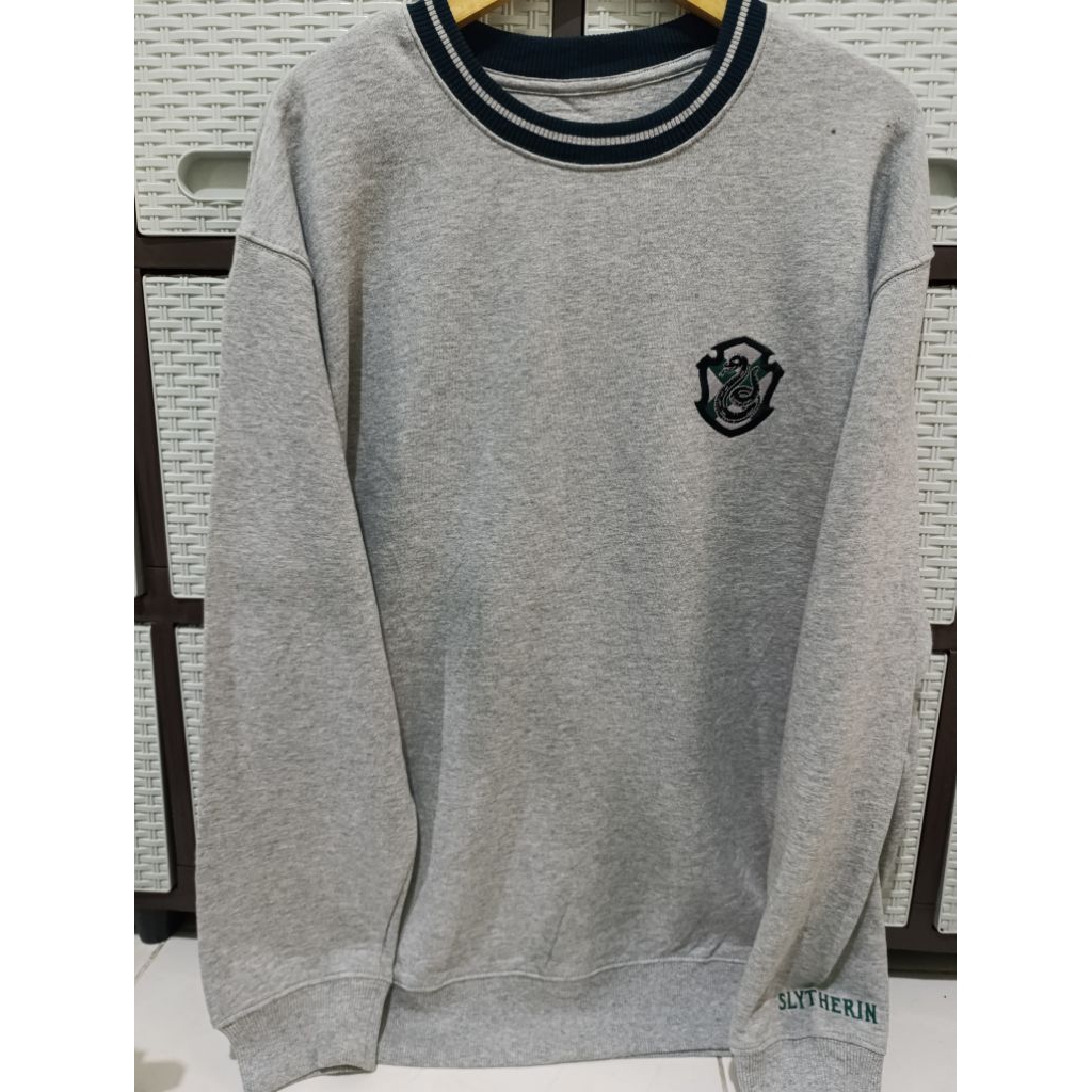 Sweater Crewneck Graphic Tee x Harry Potter Slyterin