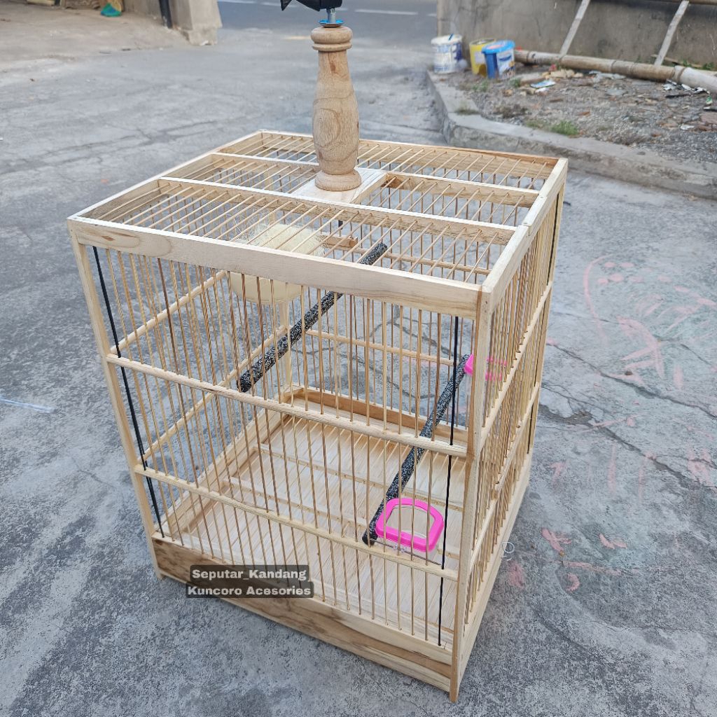 Sangkar || Kandang || Kurungan Kenari Kutilang Murai Batu Kacer Ciblek Konin Pleci Cak ijo
