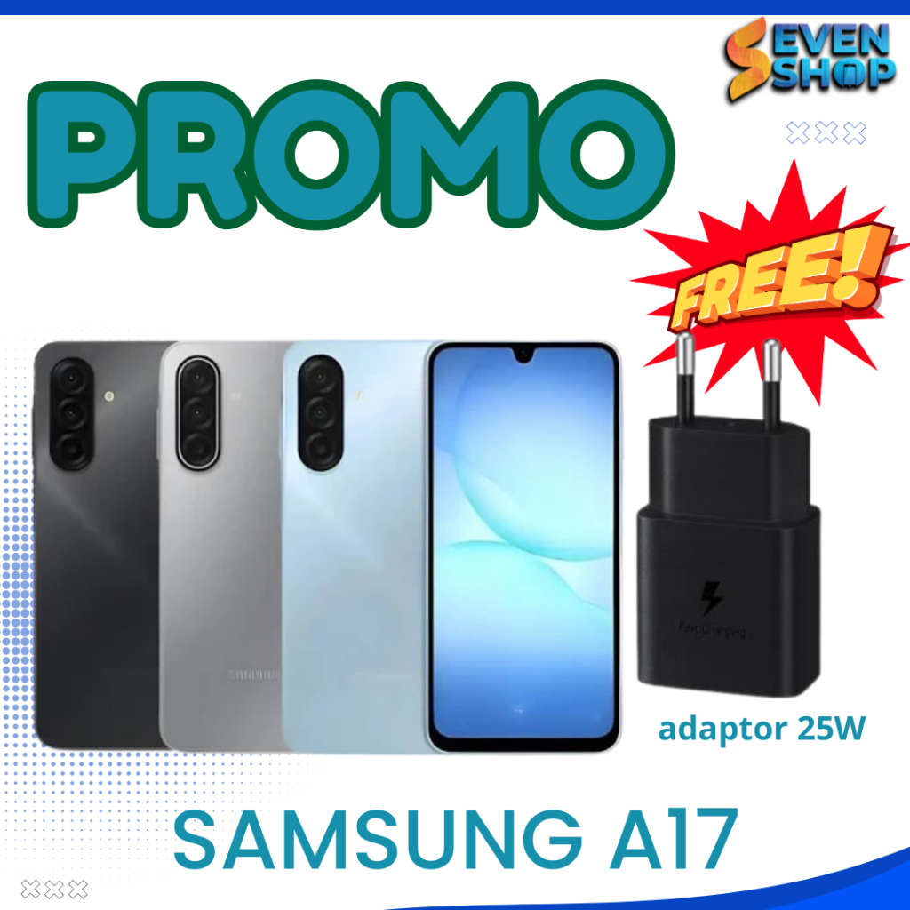 SAMSUNG GALAXY A17 4G RAM 8/128GB 8/256GB GARANSI RESMI 12 BULAN