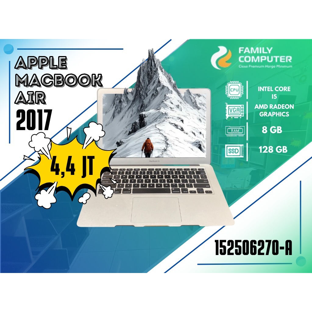 APPLE MACBOOK AIR 2017 | INTEL CORE I5 | AMD RADEON GRAPHICS