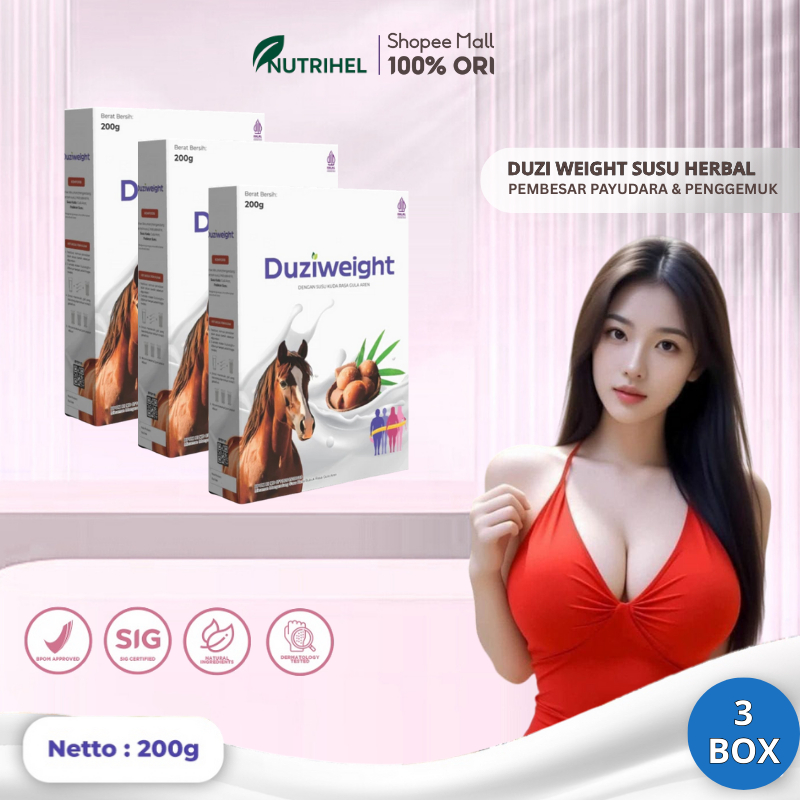 

Duzi Weight - Susu Kuda Pembesar Payudara 200 Gr