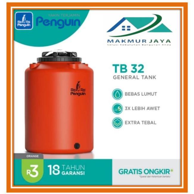Toren Air Penguin 300 liter TB 32 / Tangki Air Penguin 300 lt - Biru