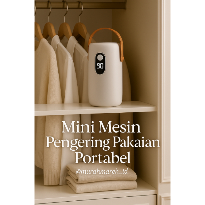 Murahmareh_Id Mini Mesin Pengering Pakaian Portabel Pemanas Pengering Pakaian Untuk Bepergian