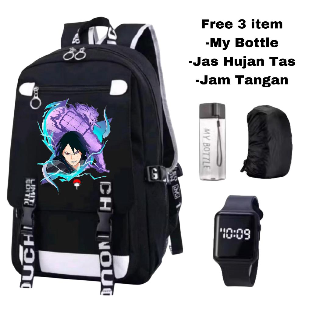 tas sekolah anak laki laki-tas anime sasuke-tas ransel anak anime