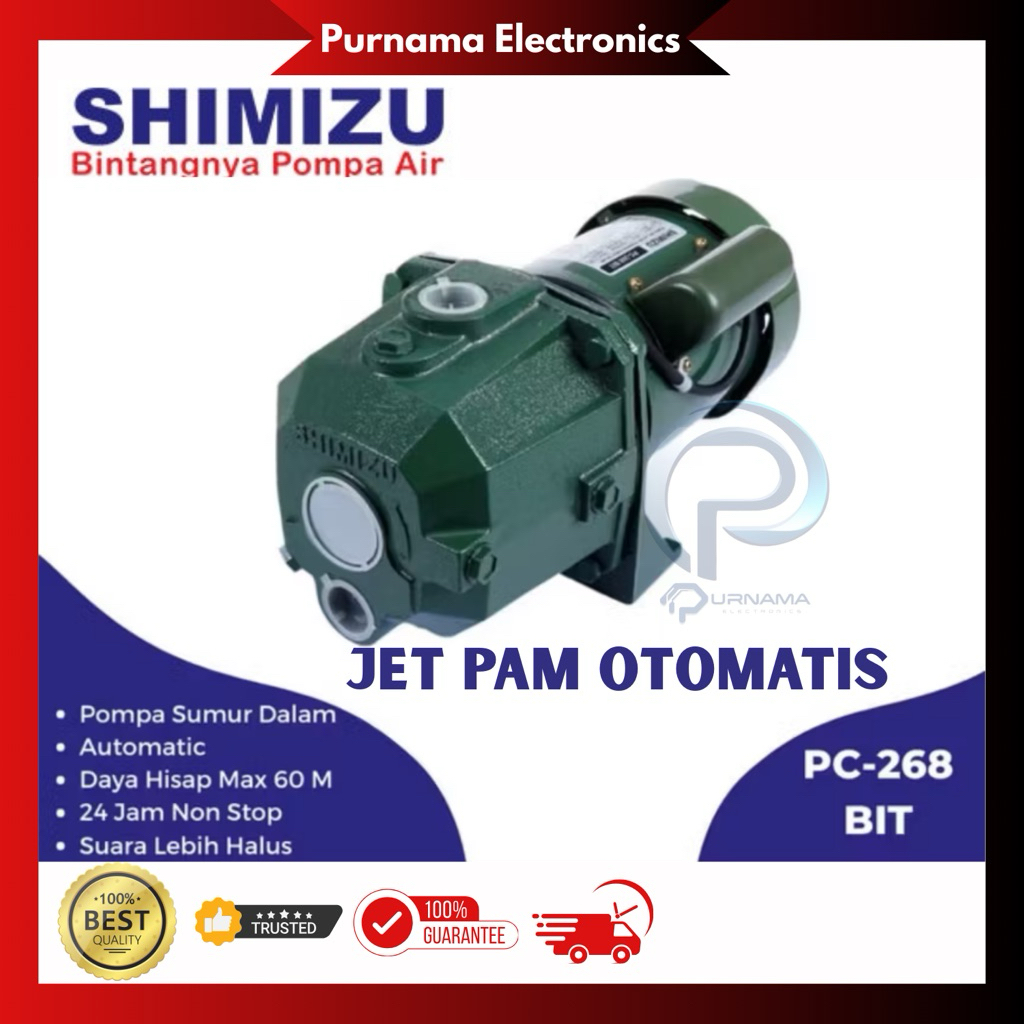 Pompa Air Shimizu Jet Pump PC-268 BIT / Shimizu Jetpam PC-268 BIT