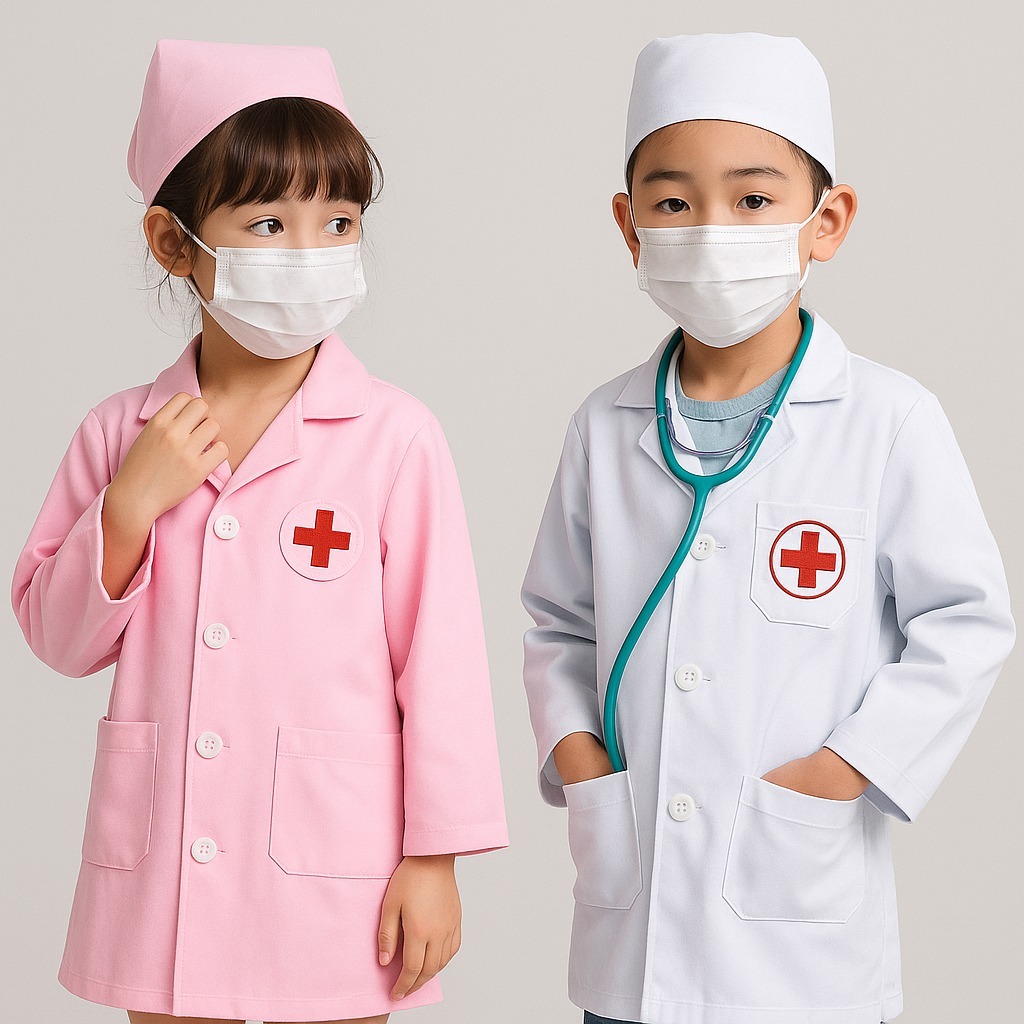 seragam jas dokter anak jas lab anak
