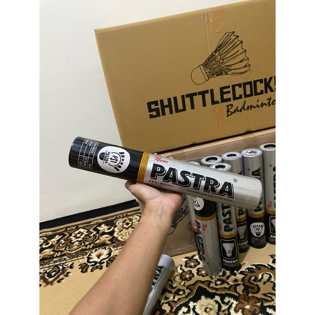 SHUTTLECOCK PASTRA HITAM SILVER ORIGINAL