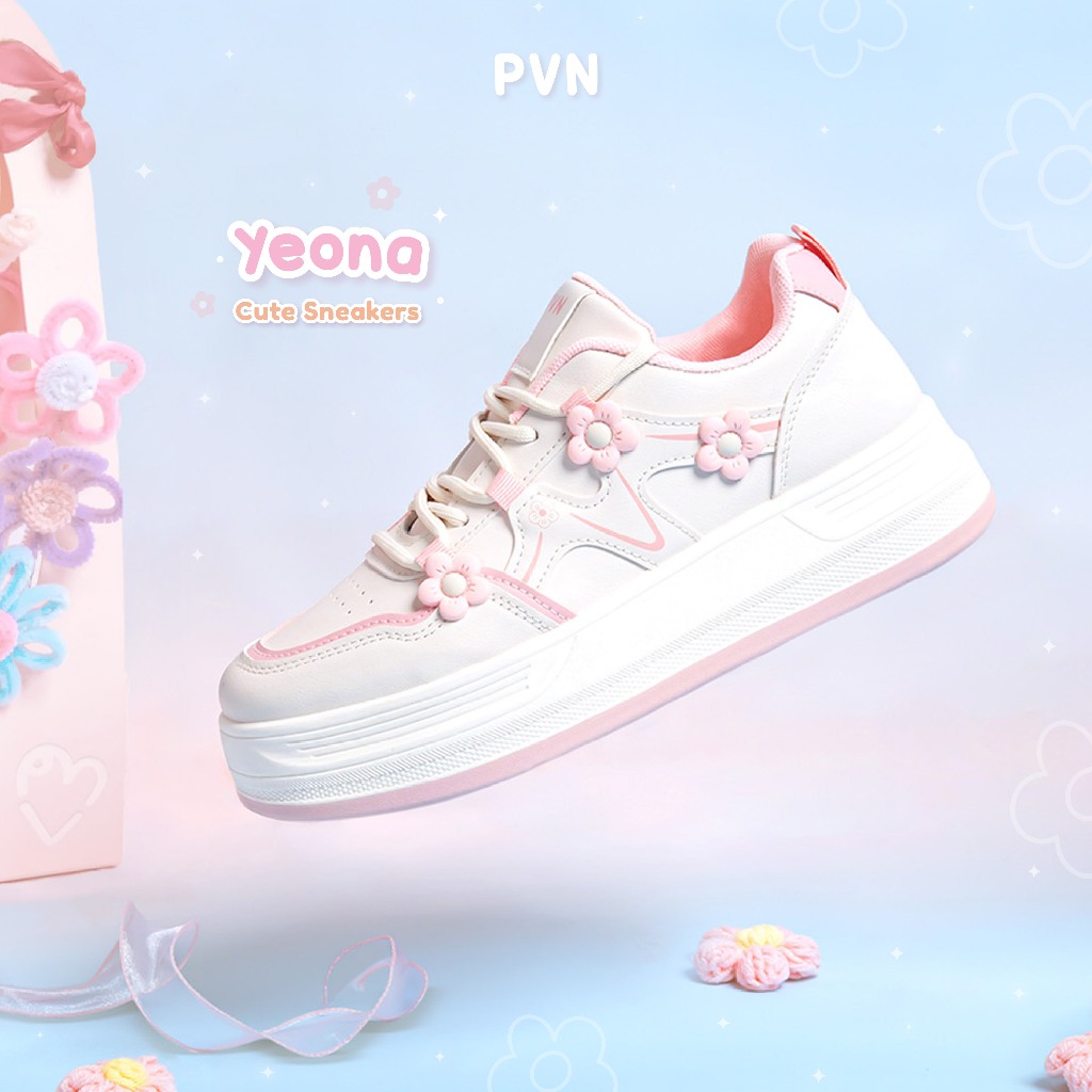 PVN Yeona Sepatu Sneakers Wanita Casual Sport Shoes 128