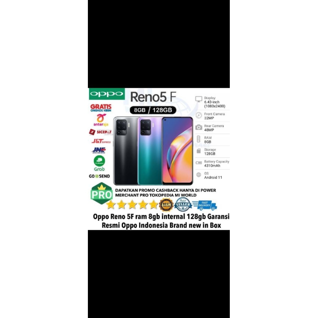 oppo reno 5f 8/128