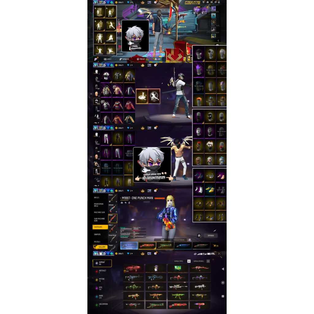 Redy akun ff.sultan murah