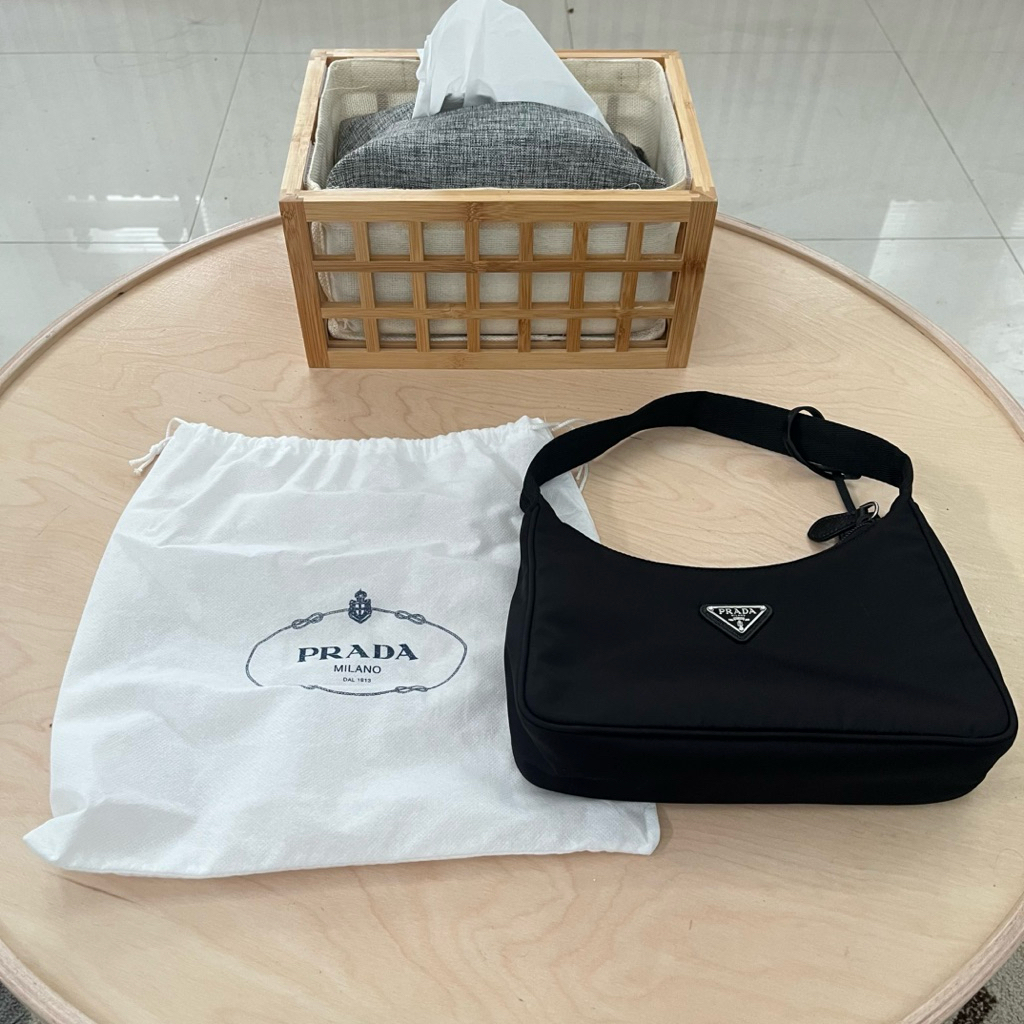 Preloved Tas Prada Re-Nylon Re-Edition 2000 Black