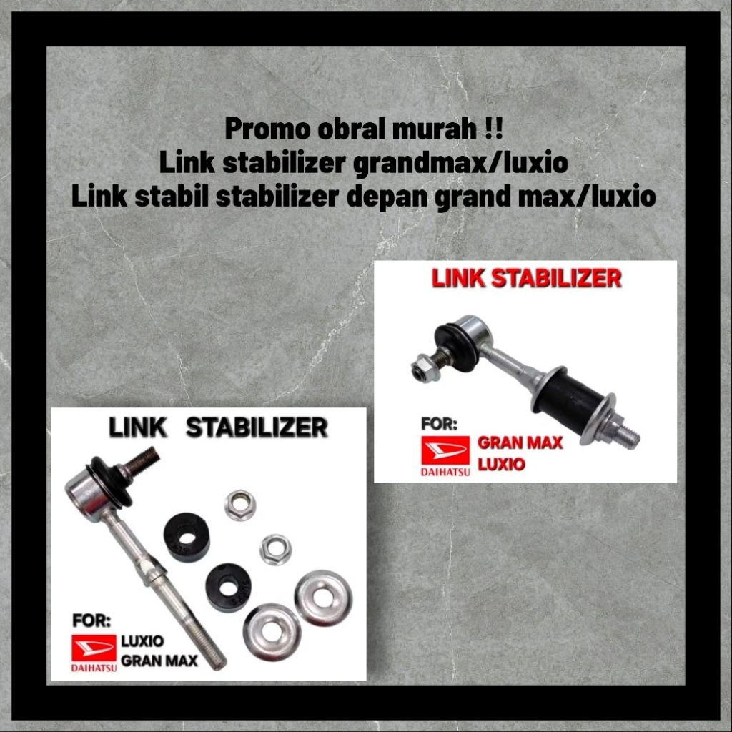 promo obral link stabilizer grand max-luxio / stabilizer depan grandmax / stabilizer depan luxio