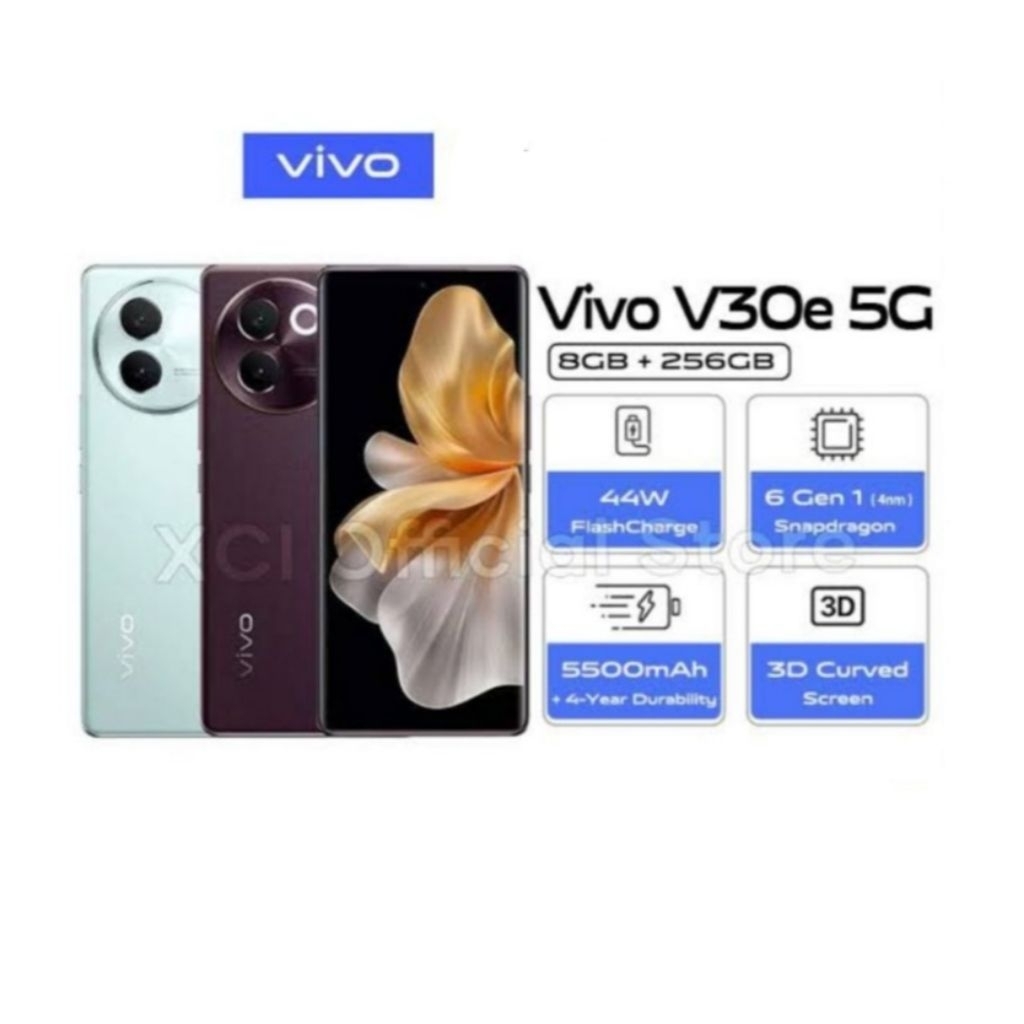 HP VIVO V30E 5G 8/128 GB VIVO V30 E 5G RAM 8GB ROM 128GB RESMI
