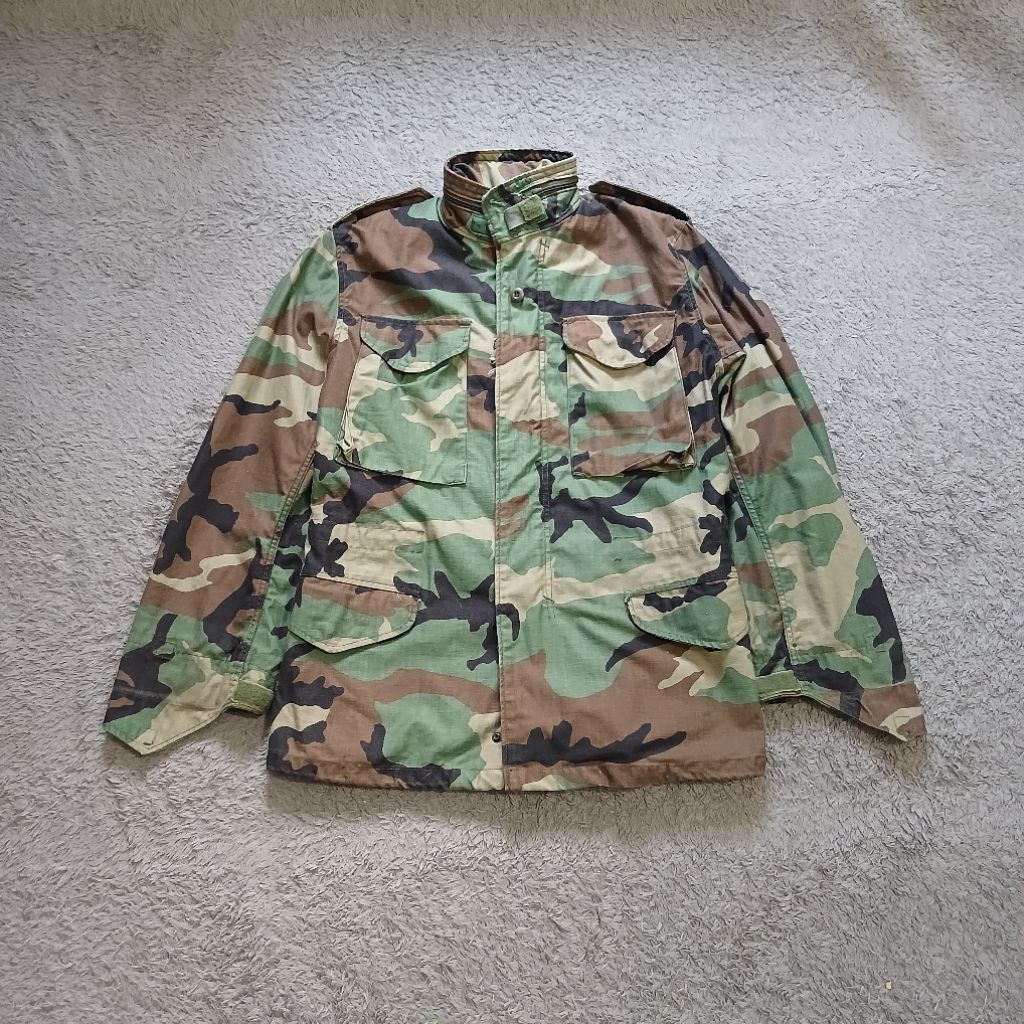 Jaket Military / Field Jacket M-65 Woodland Camouflage by Golden MFG