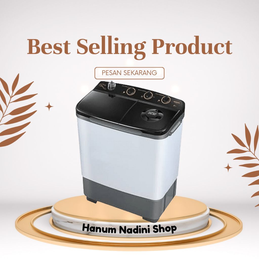 Mesin Cuci 2 Tabung Sanken 8 Kg