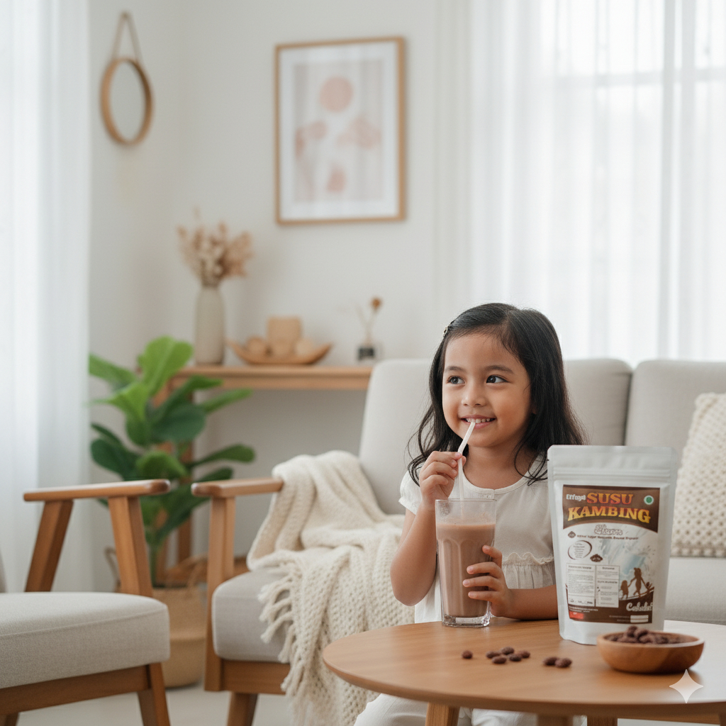 

Susu Kambing Etawa Cokelat 1Kg Halal Untuk Anak - Garansi Uang Kembali