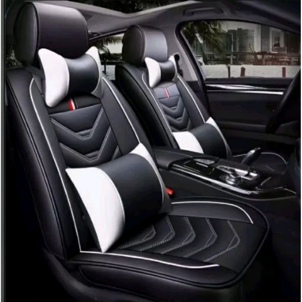 SARUNG JOK MOBIL TOYOTA AGYA 2012 2013 2014 2015 BONUS BANTALAN 2 DAN SARUNG STIR