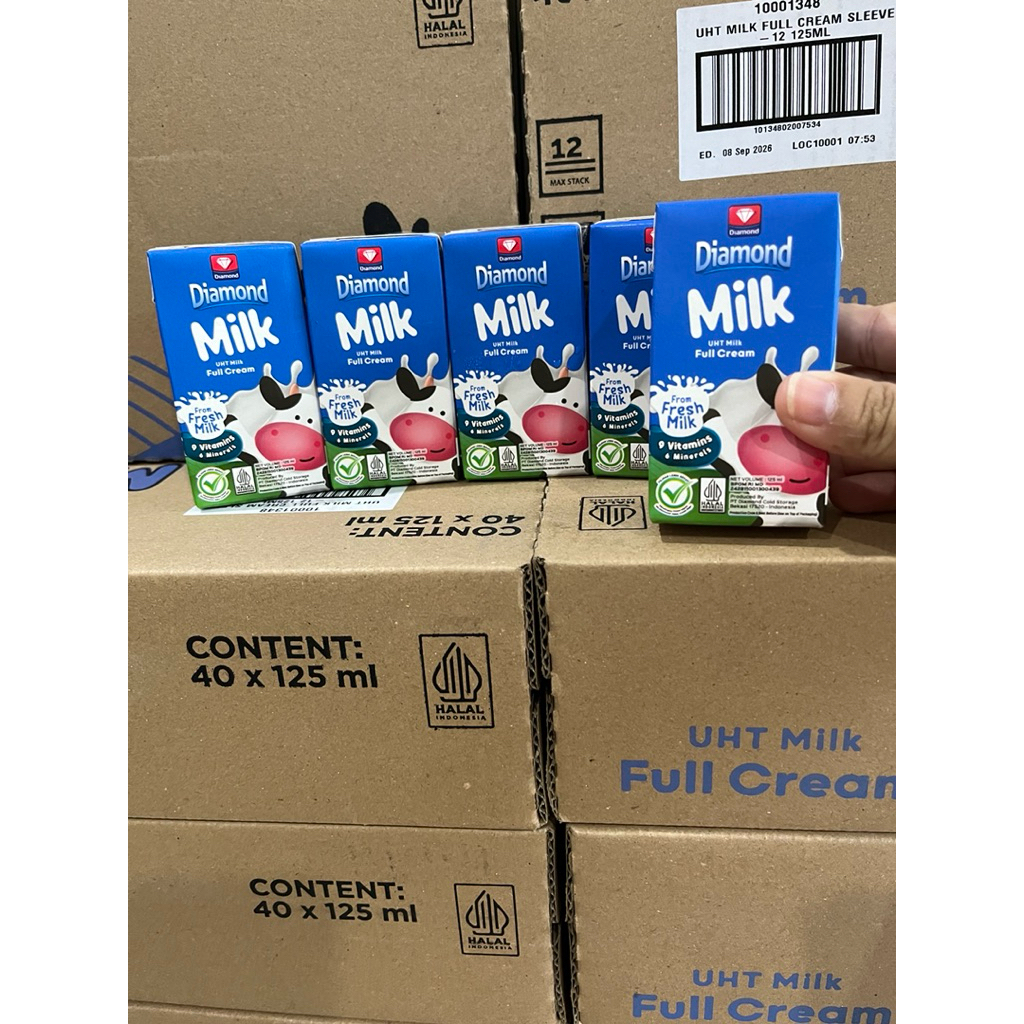 Diamond Susu Uht 125 Ml Full Cream