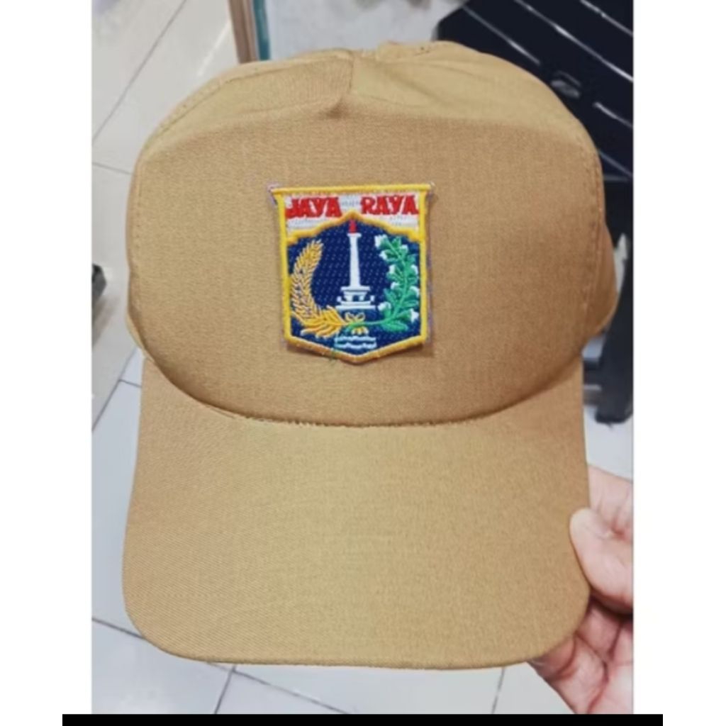 topi Pemda dki golongan1topi PNS DKI untuk staf