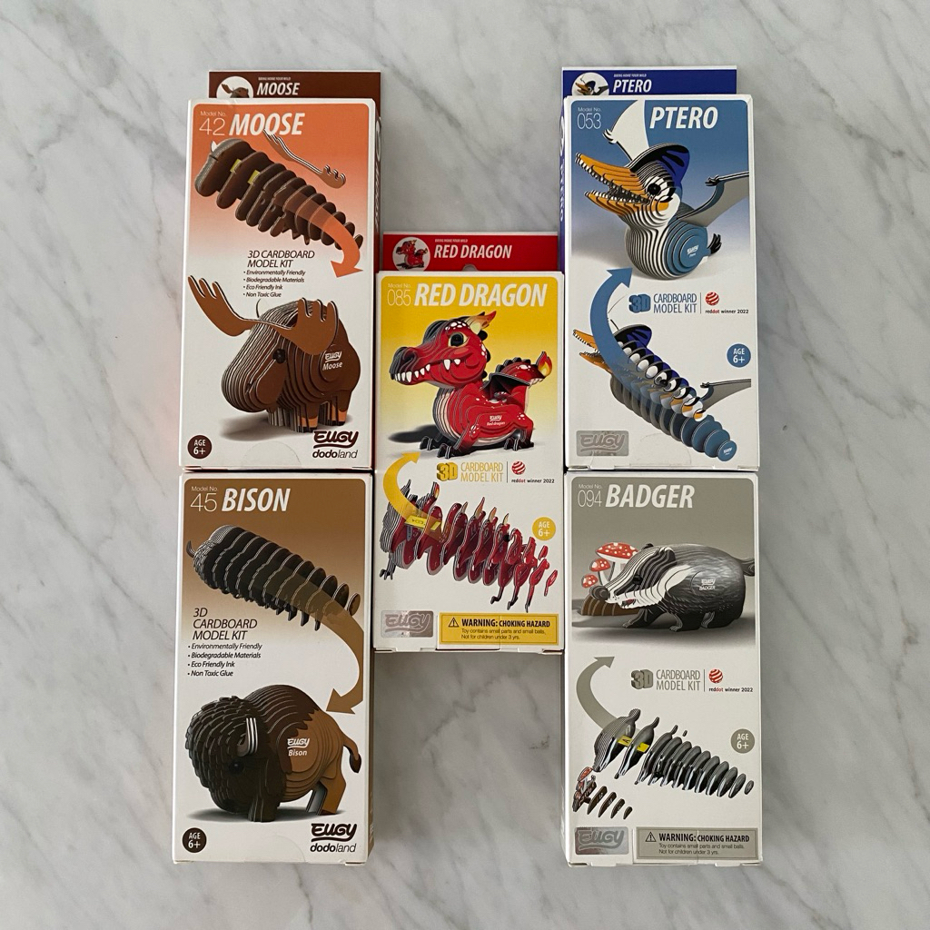 Eugy Dodoland 3D Animal Puzzle Set