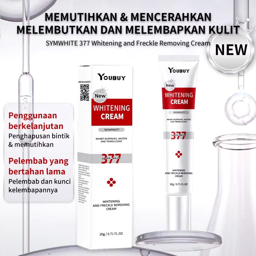 YOUBUY Whitening & Freckle Removing Cream Original BPOM