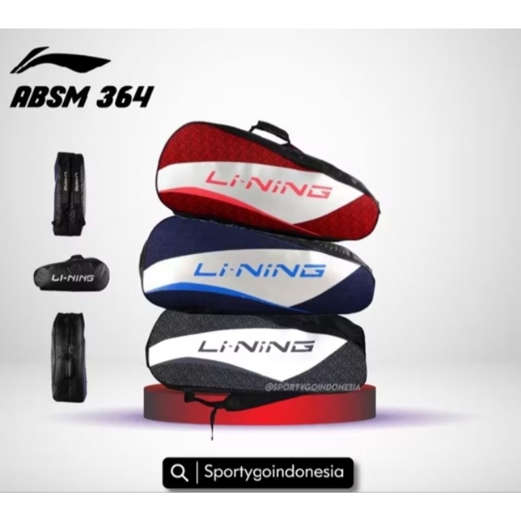TAS BADMINTON LI NING GENDONG 2R ORIGINAL