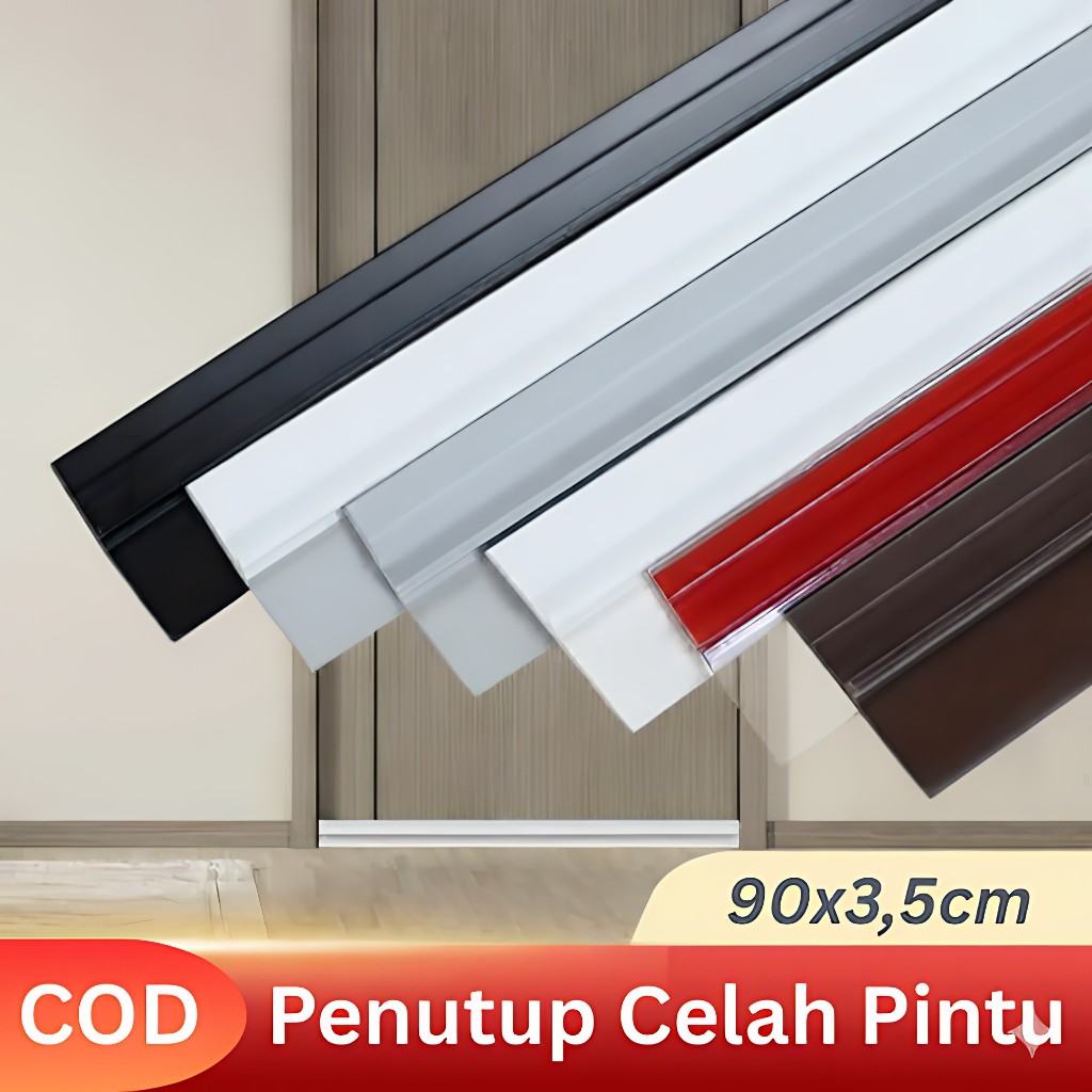 Penghalang Pintu Bawah/Silikon Penutup Celah Bawah Pintu Penghalang Kecoa Serangga Penutup